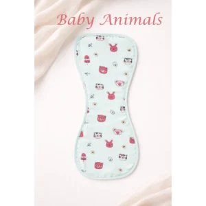 muslin burp cloth baby animals print soft cotton newborn burp cloth