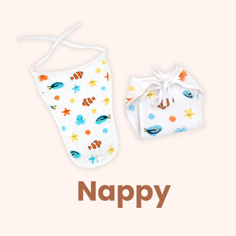 reusable baby nappy cloth muslin cotton nappy baby essentials