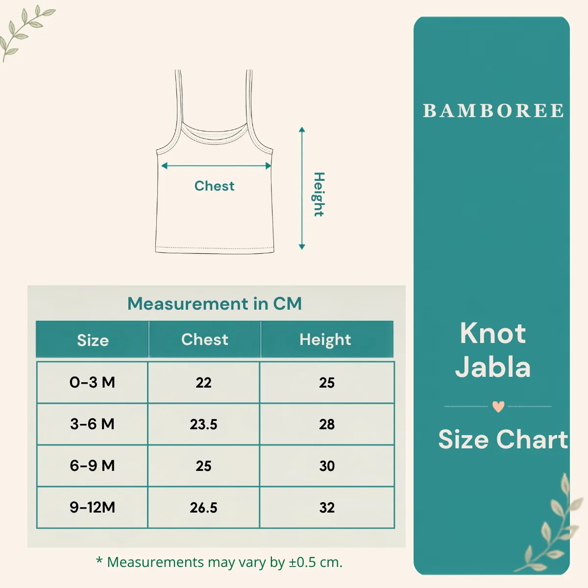 Muslin knot Jabla(0-12M) | Pack of 5 - Image 5