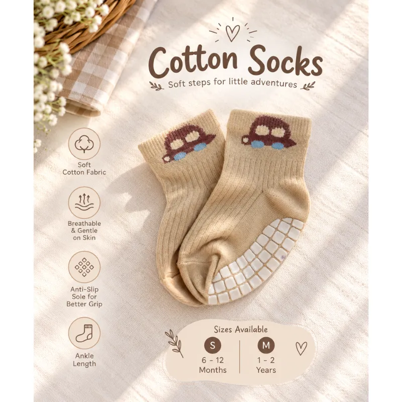 Anti-Slip Baby Socks | 6 - 24 Months - Image 2
