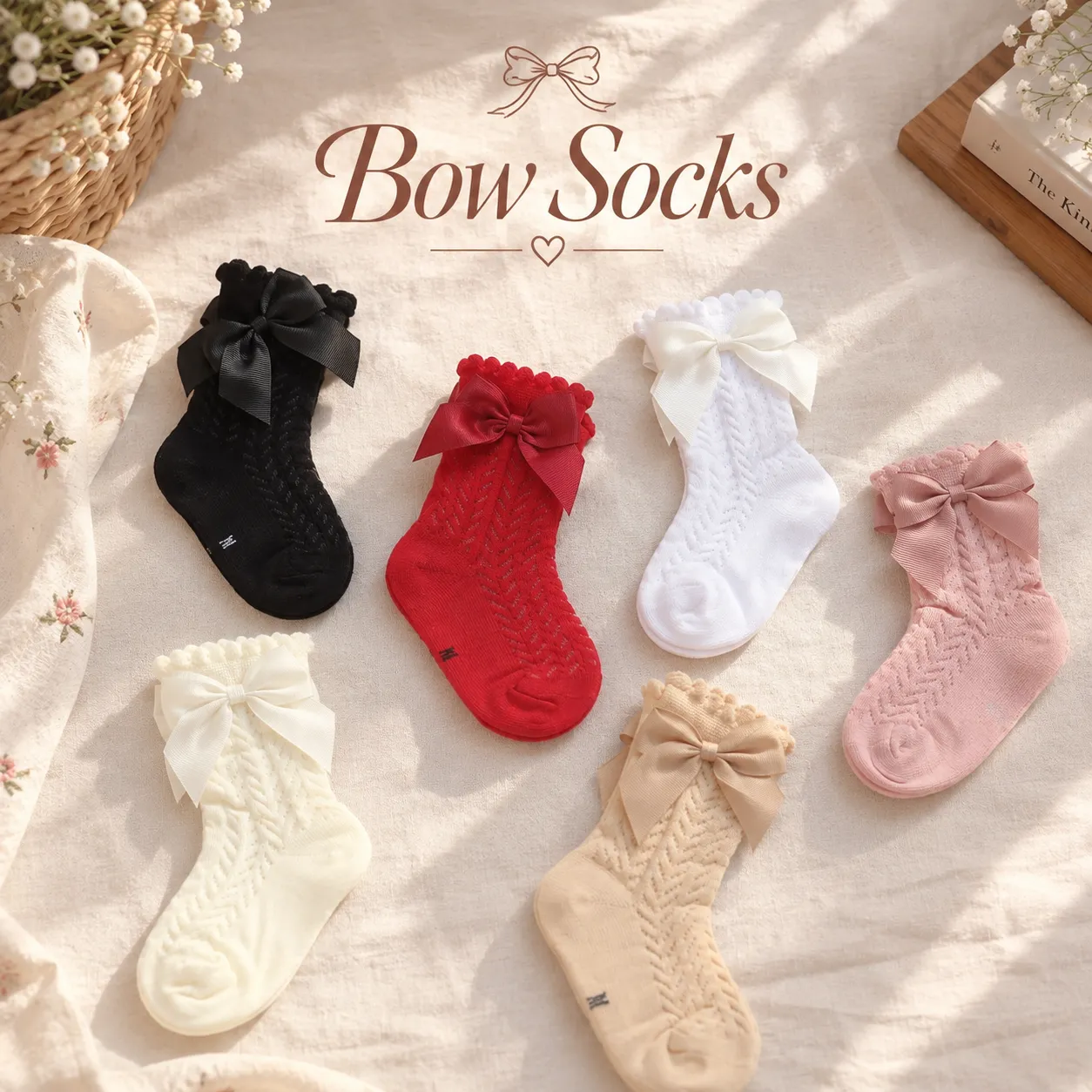 Bow Socks | 6-24Months