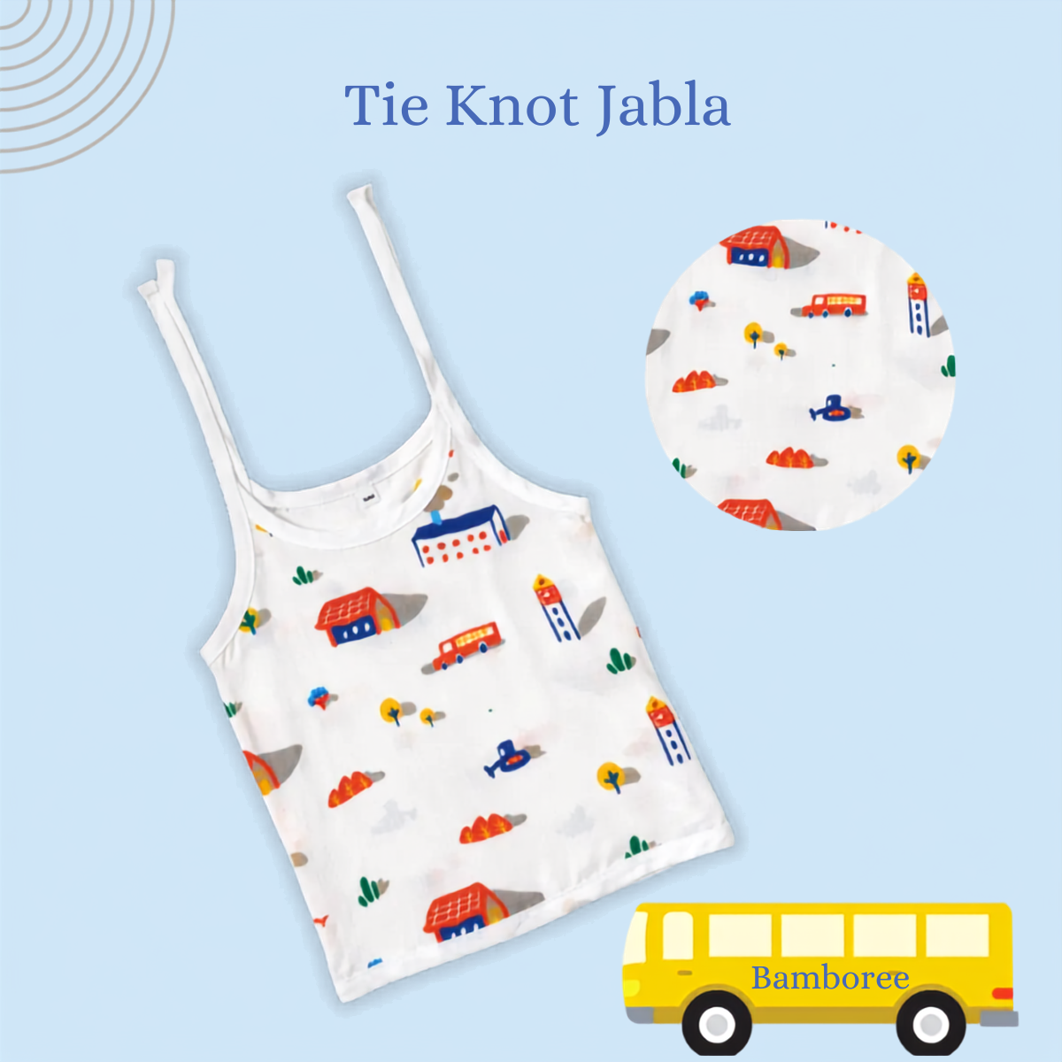 Muslin knot Jabla(0-12M) | Pack of 5 - Image 3