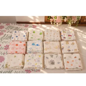 Muslin Cotton Baby Swaddle | 100*100cm